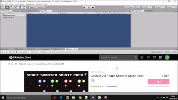 Unity 2D - Space Invader Game - Setting up the project part 1