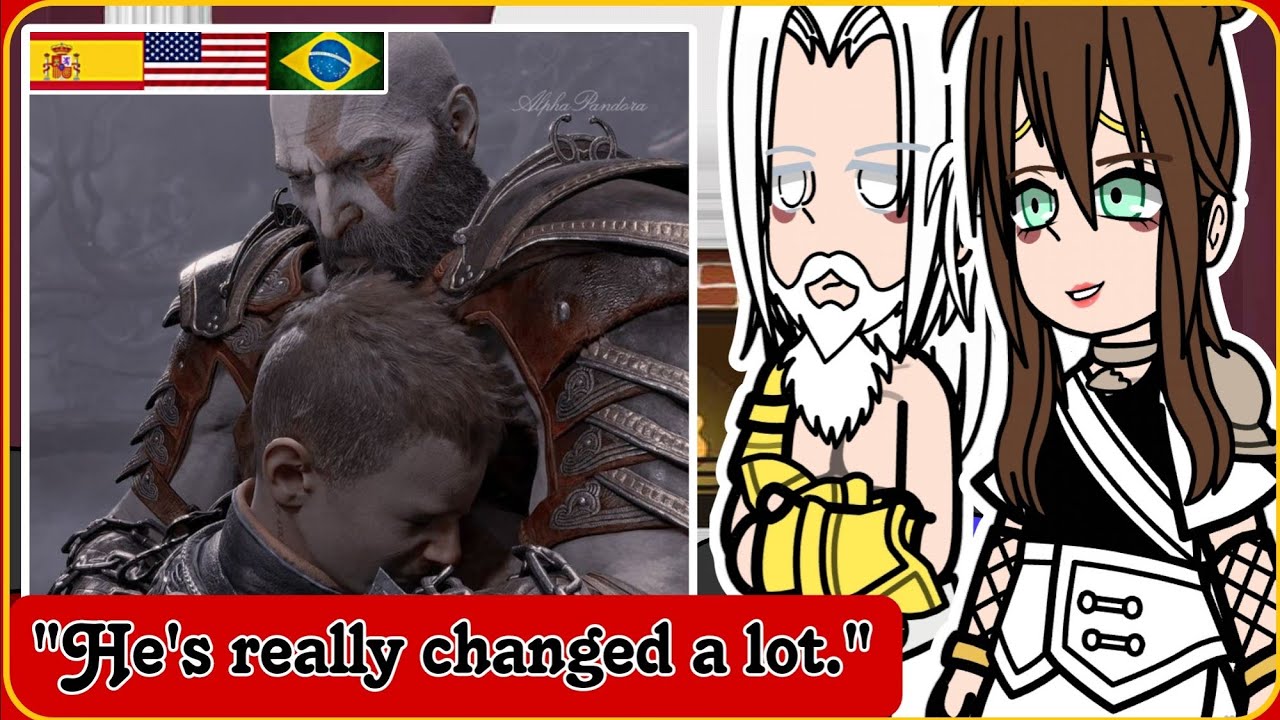 [GC] God of War react: Rap do Kratos e Atreus (God of War) - NÓS SOMOS DEUSES | NERD HITS {🇧🇷🇺🇲🇪🇸}