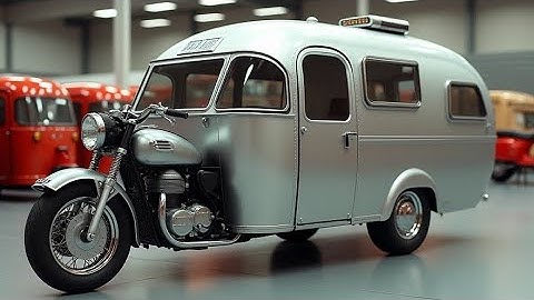 😱Ce camping-car hybride va vous époustoufler ! 🤯| L'avenir du voyage sur deux roues