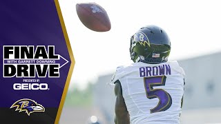 Hollywood Brown Shows Out in First Practice | Ravens Final Drive