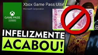 É o FIM do XBOX GAME PASS mais BARATO!