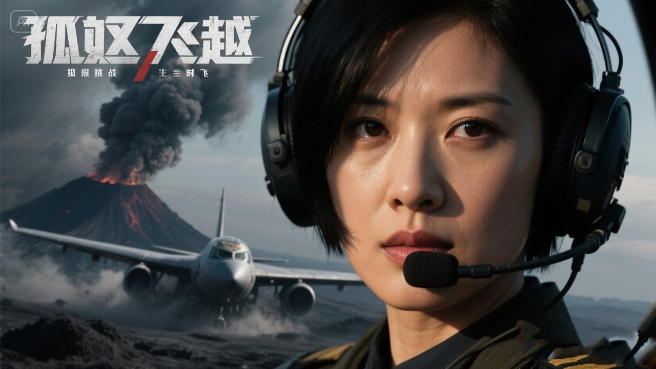 Мгновенное спасение! Извержение вулкана — пилотка спасает всех, рискуя жизнью!