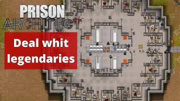 How to Actually handle Legendary Prisoners - Prison Architect Tutorial