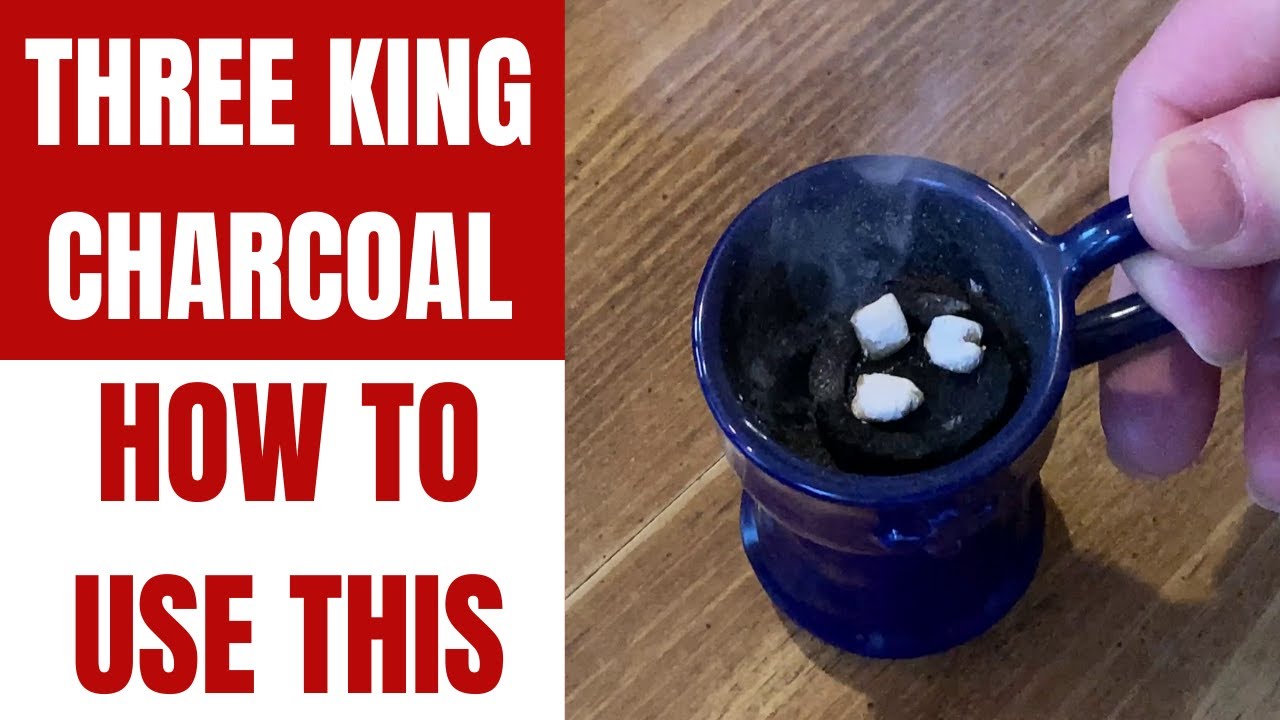 Three King Charcoal How To Use This To Burn Incense YouTube
