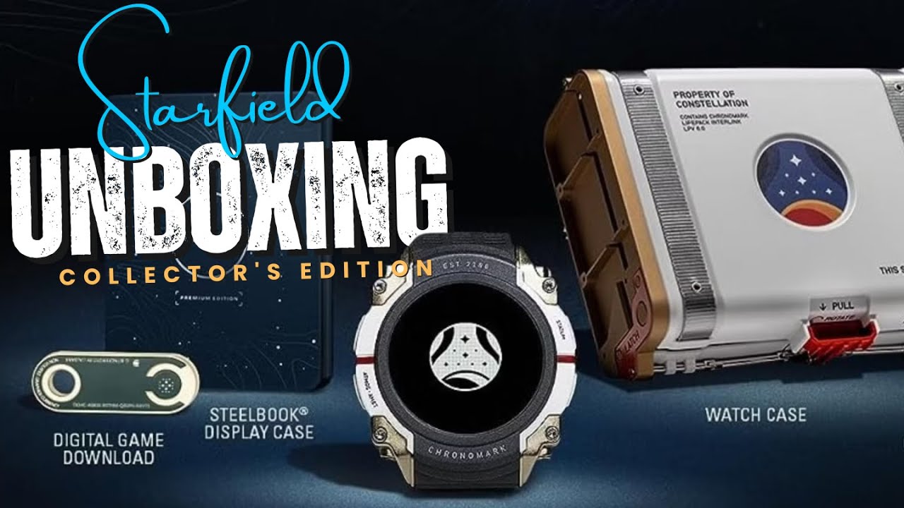 What's Inside the Box?!? || Starfield Collector's Edition Unboxing ...