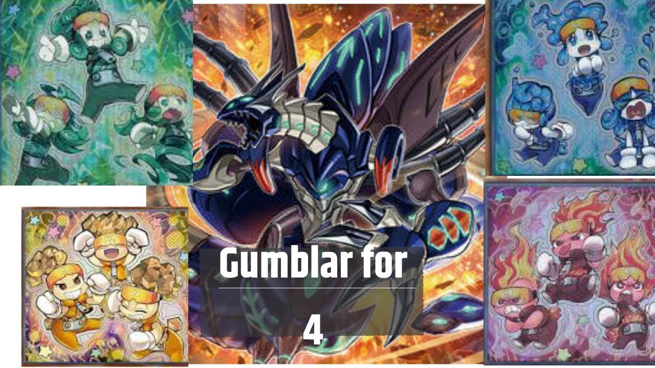 YuGiOH Prankids Gumblar For 4 Combo !!!!