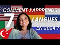 Comment japprends 7 langues en 2024  language learning goals 2024