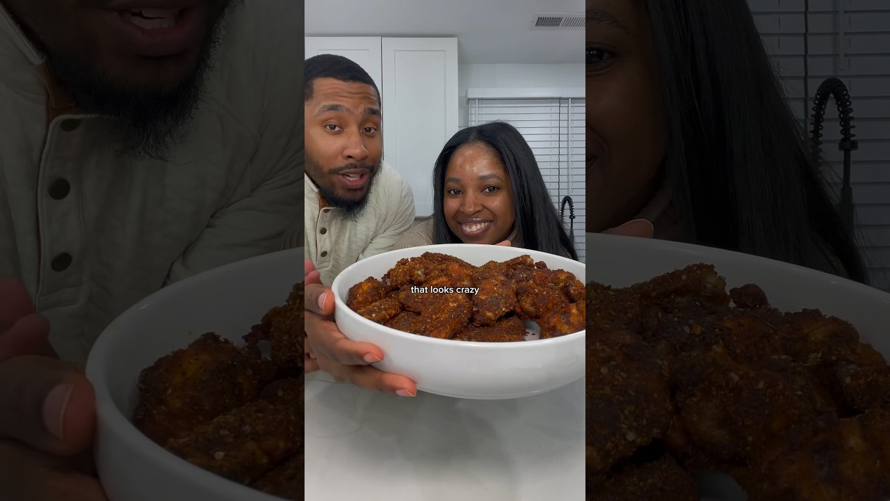 We made Sweet Dry Rub Wings🥹 each bite kept getting better and better☺️