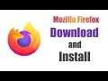 Mozilla Firefox Download Windows 10 | Mozilla Firefox Download | Mozilla Firefox Download &amp; Install