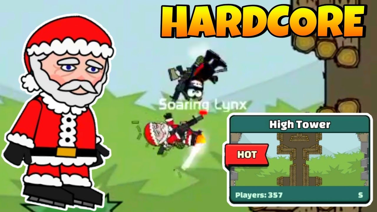 MINI MILITIA HARDCORE HIGHTOWER FUNNY GAMEPLAY # 13