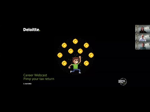 Deloitte Career Webcast | Pimp your tax return