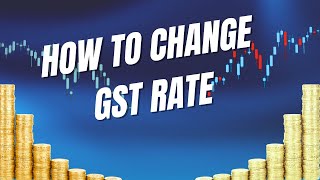 How to change GST rate in GSTpad Billing Software