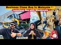 Double decker business class bus journey in malaysia   penang to kuala lumpur  bus with toilet