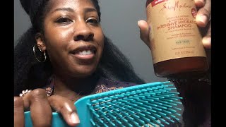 AGGRESSIVELY SHAMPOOING AND CONDITIONING YOUR HAIR😴