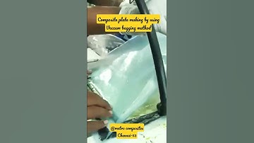 composite fabrication by using vacuum bagging method #research #compositematerials #poly #college