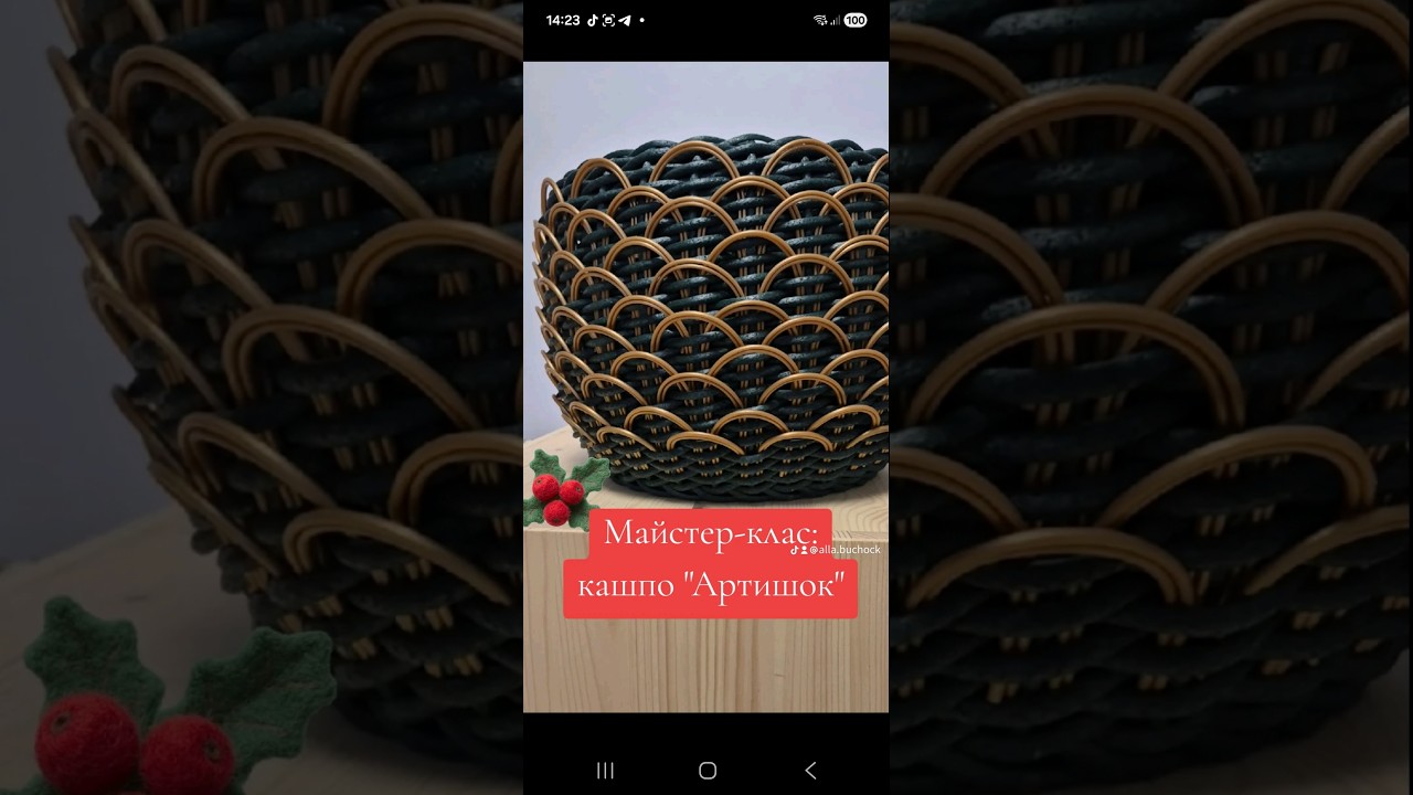 Майстер -клас: кашпо 