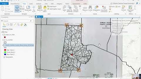 Georeferencing imagery using ArcGIS Pro