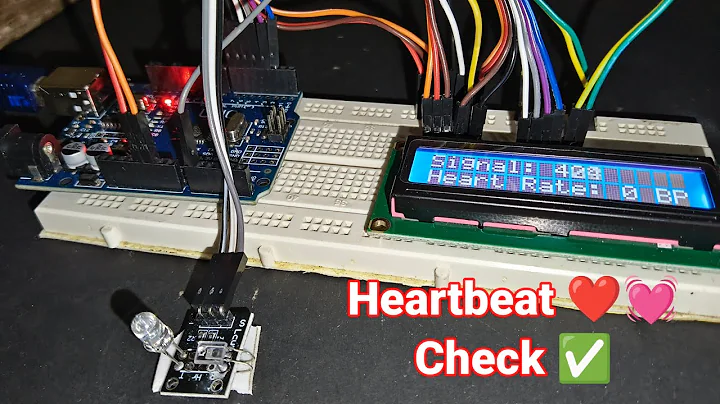 How to use the heart pulse sensor with Arduino | Heart pulse monitoring system