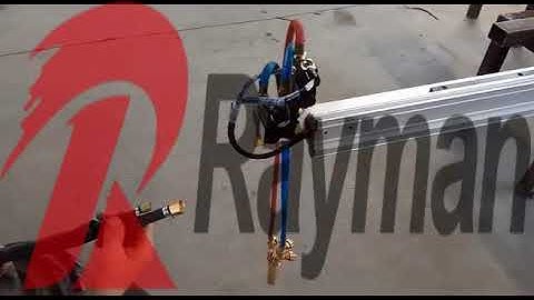 rayman 1530 portable cnc plasma cutting machine installation video