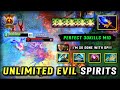 UNLIMITED EVIL SPIRITS MID Death Prophet | Perfect 30Kills With Aghs Scepter Item Build | DOTA 2