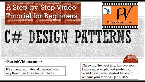 C# Design Patterns - step by step - made easy for Beginners.