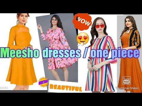 Meesho Dresses One Piece Beautiful Dresses Kurta Dress Youtube