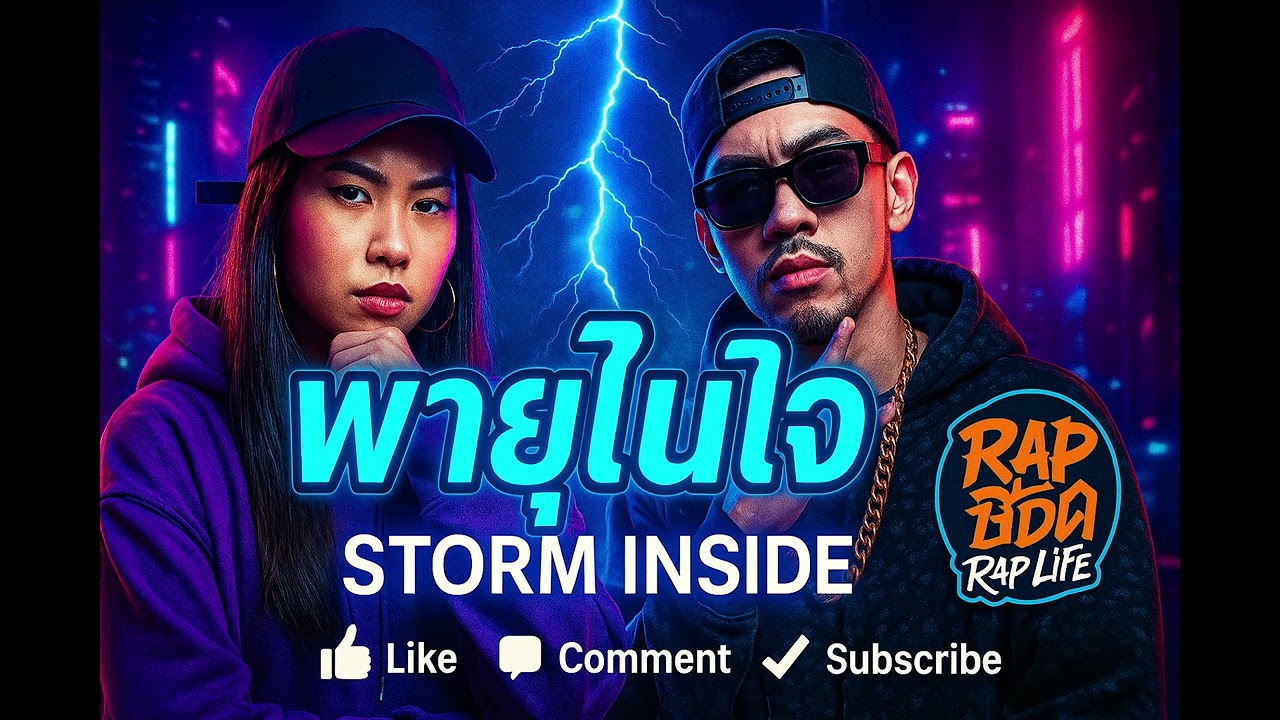 • พายุในใจ (Storm Inside) | Rap-Life (Ai-Rapper) 🎤🔥 Male + Female @RapperTery @ChanceTheRapper