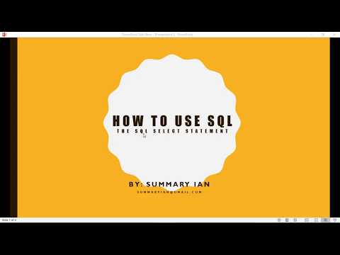 SQL Server tutorial - SQL Select Statement