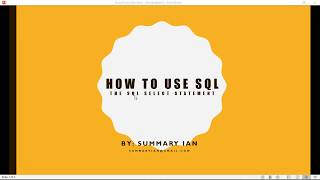 SQL Server tutorial - SQL Select Statement