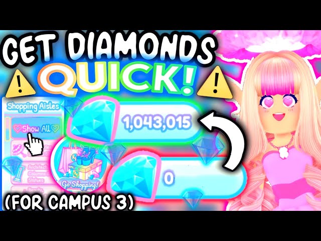 How to get diamonds in Roblox Royale High