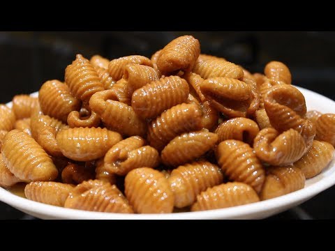 Wheat Flour Gavvalu Recipe | Home Made Sweet Shells Making