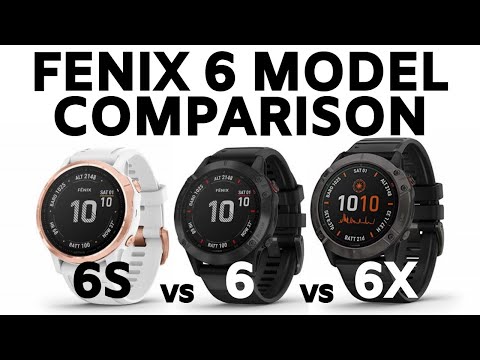 Garmin Fenix 6 Model Comparison and Feature Overview - Fenix 6, 6S, 6X Review