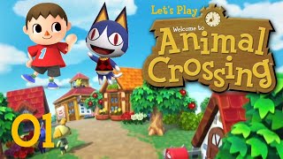 Animal Crossing: New Horizons - Gameplay Walkthrough Part 1 - First Day on a New Island!