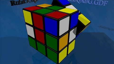 Rubic Cube - POV-Ray