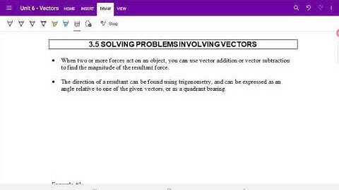 MCT4C Lesson 3.5 Solving Problems Involving Vectors