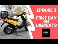 First time delivering with UberEats on a scooter (EP 3)