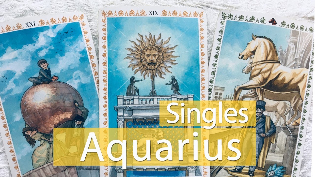 AQUARIUS SINGLES - This is a great connection. They like how you handle yourself.