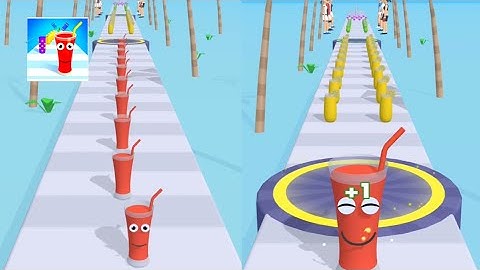 Juice Run - Gameplay Walkthrough Android, iOS All Levels (1-3)