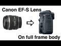 Canon EF-S lens on Full Frame Body using extension tubes - 60mm macro 18-135mm