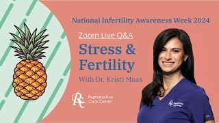 Stress \& Fertility Q\&A | Dr. Kristi Maas | NIAW 2024