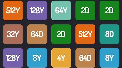 Glowing Numbers Android 2048 Merge Puzzle Game #gaming #gameplay #games #gamer #bestgame