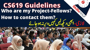 Who are my Project Fellows || How to contact project fellows || CS619 Final Year Project| SkillsHour
