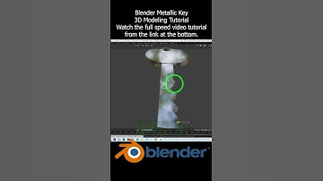 Blender Key 3D Modeling Tutorial Demo #blender #key #3dmodeling #tutorial #demo #workflow