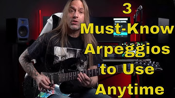 Monday Guitar Motivation: 3 Arpeggios For Any Style In Any Key | Steve Stine