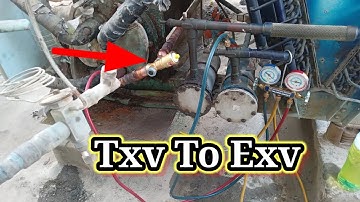 york chiller changed Thermostatic expansion valve to Sporlan Electronic Expansion valve