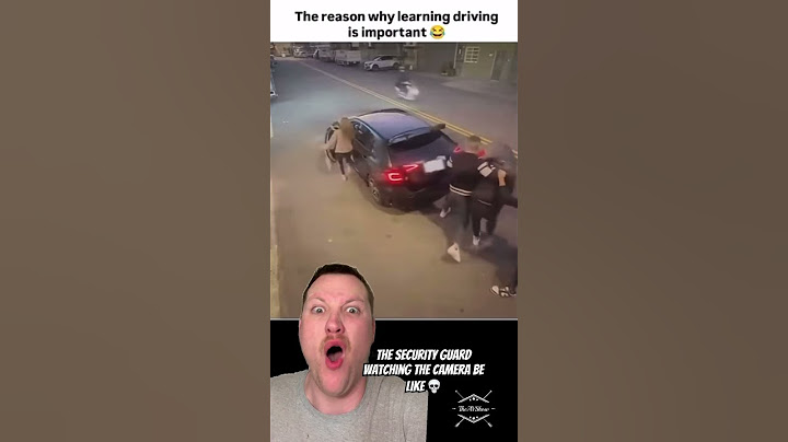 The reason why learning driving is important 😂