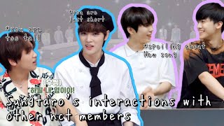 Shotaro and Sungchan's interactions with other nct members (sungtaro moments)