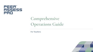 0. Comprehensive Guide for Teachers - Introduction and Prerequisites