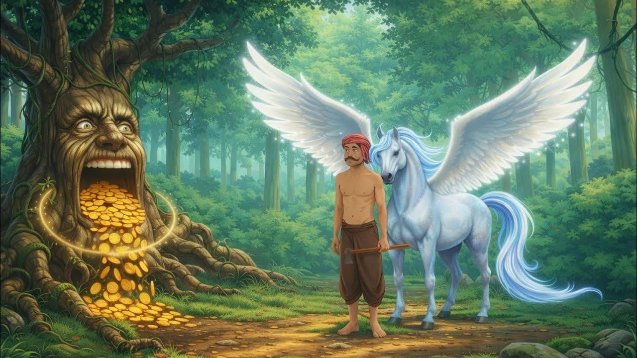 গরিব কৃষক ও জাদু গাছের বিচিত্র রহস্য। Notun Bangla Golpo ! Moral story !