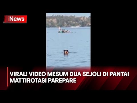 Pasangan Sejoli Viral Tertangkap Kamera Berbuat Mesum di Pantai Mattirotasi Parepare